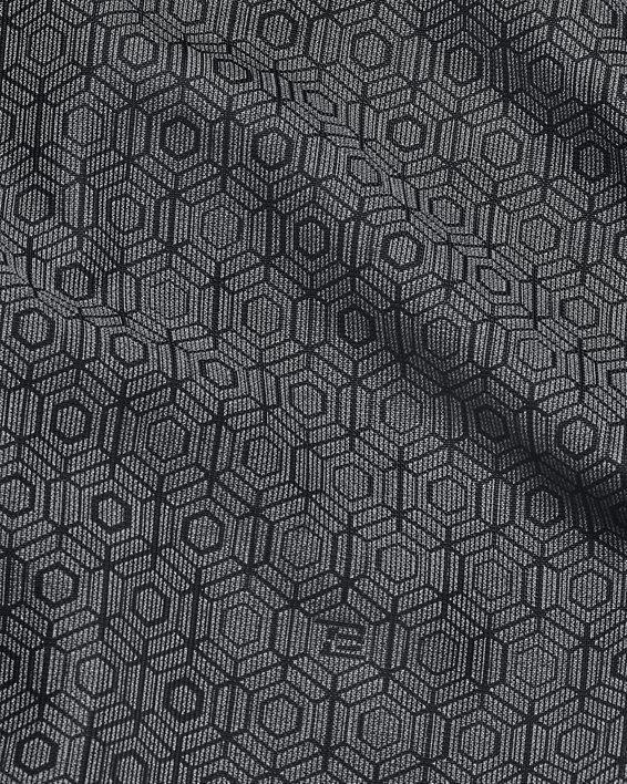Damen UA RUSH™ Oberteil aus Webstoff mit durchgehendem Zip und Aufdruck, Black, pdpMainDesktop image number 6